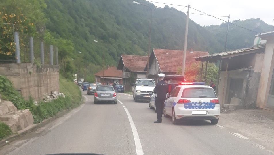 policija nezgoda divic