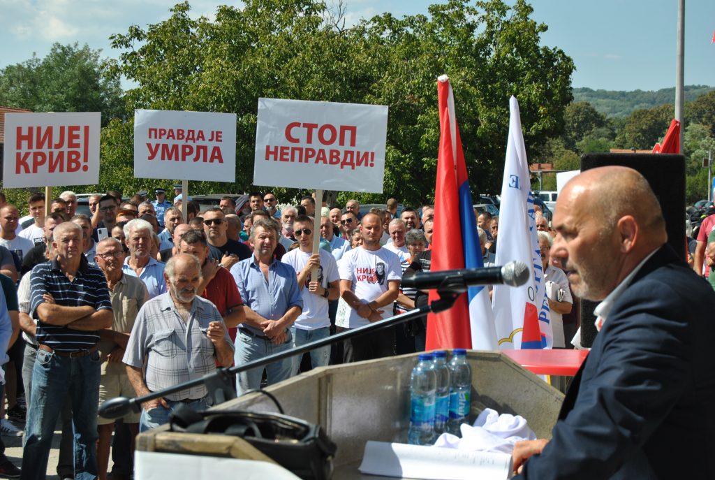 zvornik mirni protest