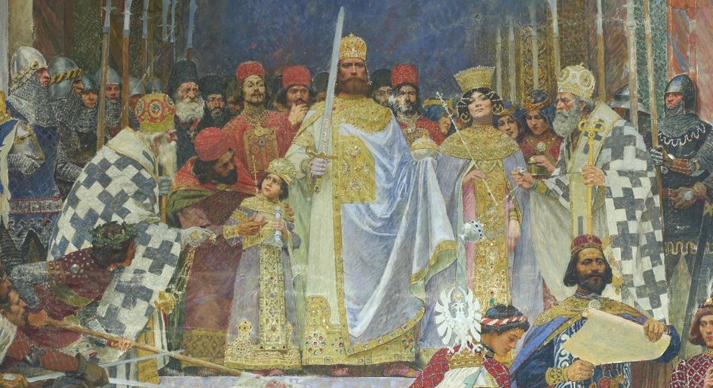 Krunisanje Dusanovo Paja Jovanovic printskrin