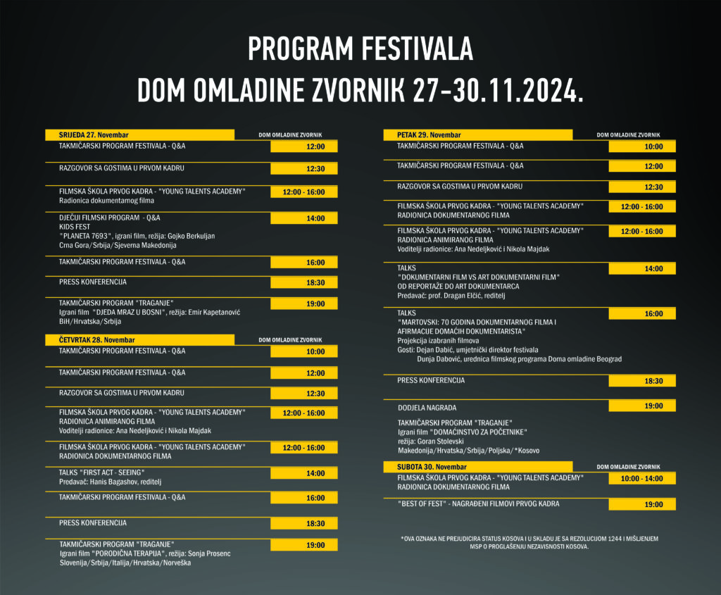 Program Prvi kadar