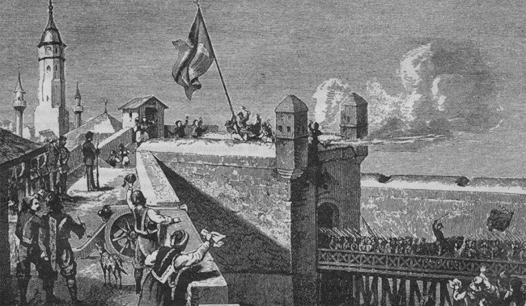 85389 kalemegdan srpska zastava na kalemegdanu nova iskra f