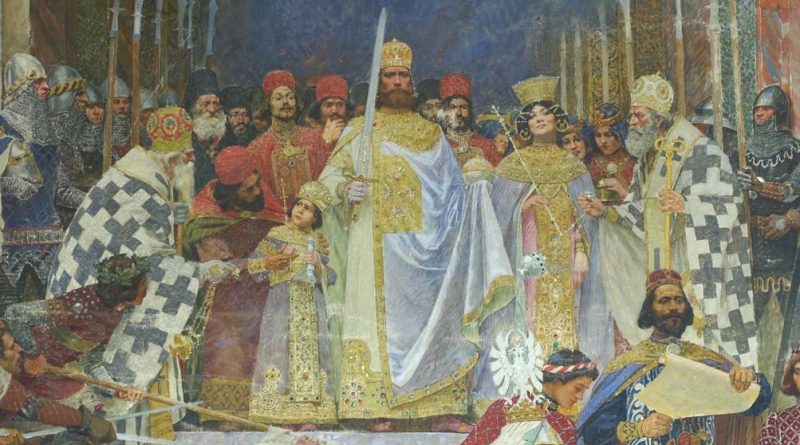 Krunisanje Dusanovo Paja Jovanovic printskrin