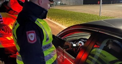 Возач у Милићима „надувао“ 3,43 – лишен слободе и уручен му прекршајни налог