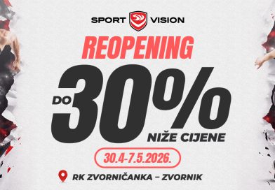 MODERAN AMBIJENT I JOŠ BOLJA PONUDA U SPORT VISION PRODAVNICI U ZVORNIKU
