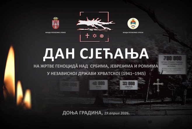Дан сјећања на жртве геноцоида над Србима, Јеврејима и Ромима у НДХ – данас у Српској Дан жалости