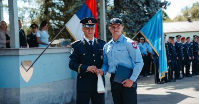 Власеница: Милан Деурић најбољи ученик десете класе Средње школе унутрашњих послова