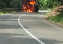 У пожару на камиону причињена материјална штета