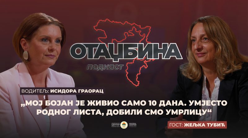 УСКРАЋЕН ЗА УДАХ ЖИВОТА – ПРИЧА О 12 БАЊАЛУЧКИХ БЕБА – Жељка Тубић, секретар Удружења „12 беба“ ПОДКАСТ „ОТАЏБИНА“