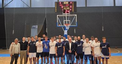 Завршена реконструкција Рекреативно-спортског центра у Зворнику – кошаркаши одрадили тренинг