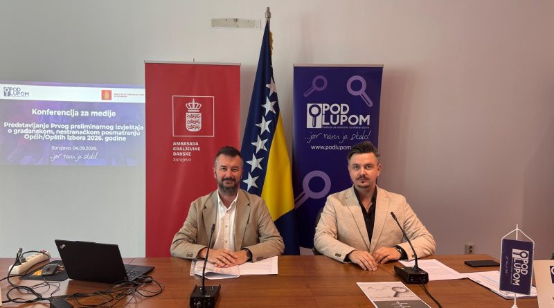 Press konferencija Koalicija Pod lupom Sarajevo 1 1
