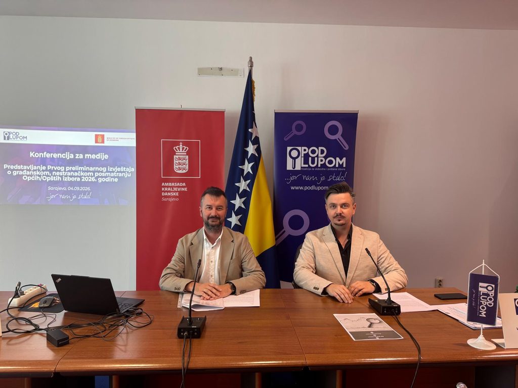 Press konferencija Koalicija Pod lupom Sarajevo 1