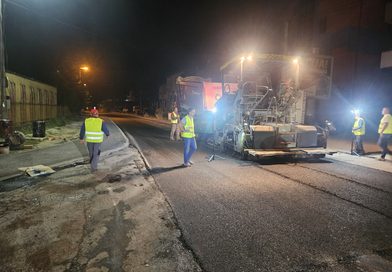 Зворник: Вечерас се наставља асфалтирање магистралног пута